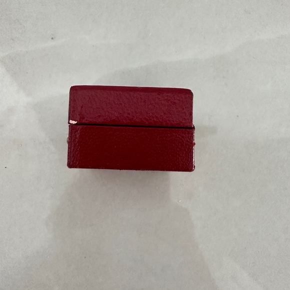 Vintage Cartier Red and Gold Metallic Ring Box Swiss Made ￼ - Picture 7 of 10